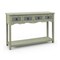 48 Inch Farmhouse Console Table With 2 Drawers And Open Storage Shelf For Hallway